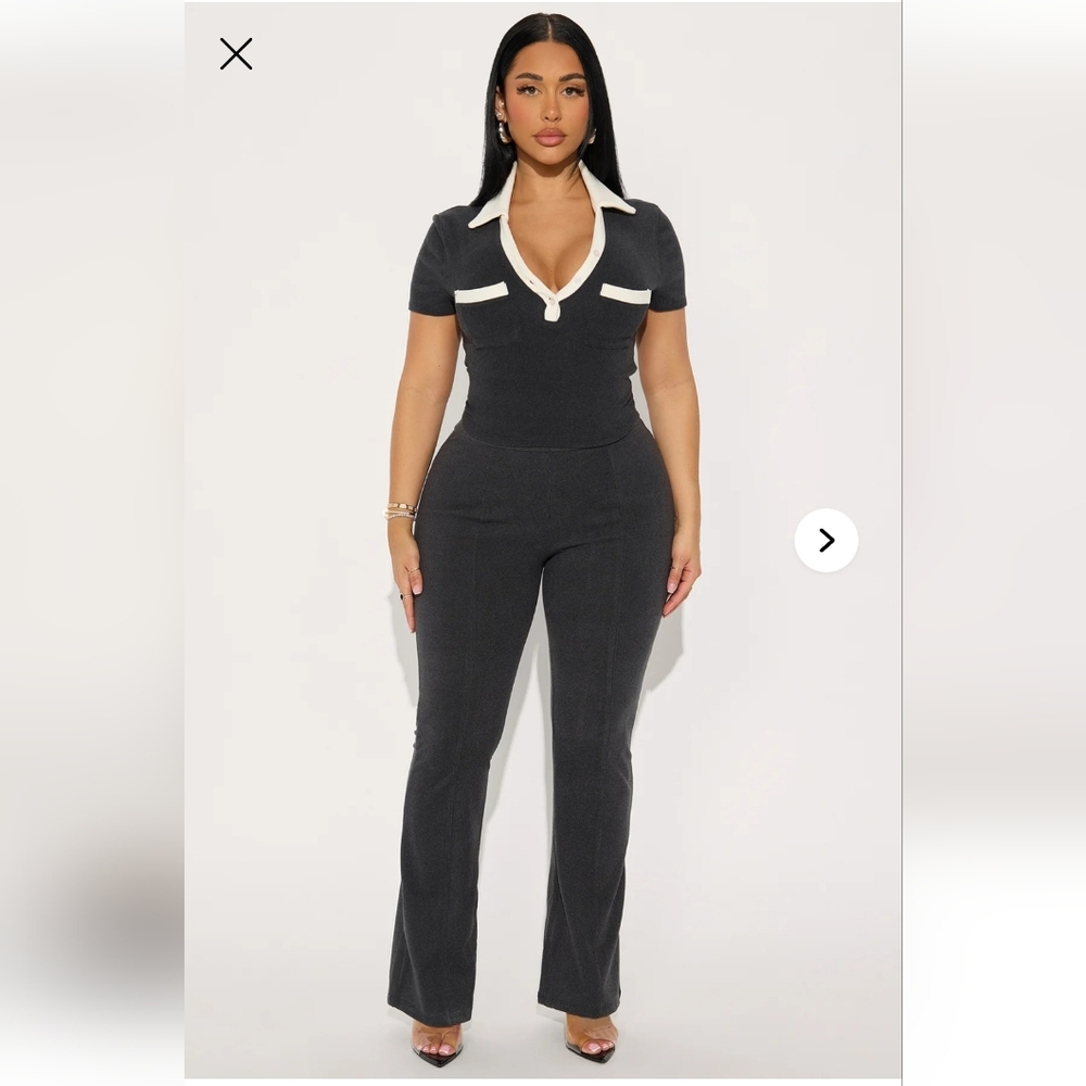 Boot Cut Pants Set